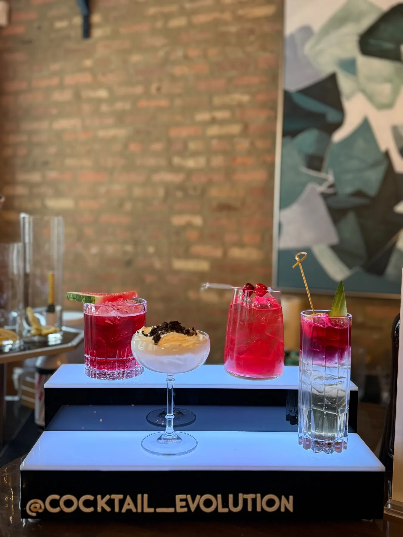 Cocktail Evolution moment on Instagram